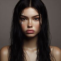 Girl with Wet hair